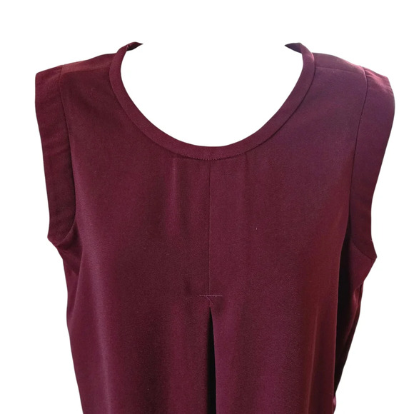 J. Crew Rich Burgundy Tank Top - Picture 4 of 8